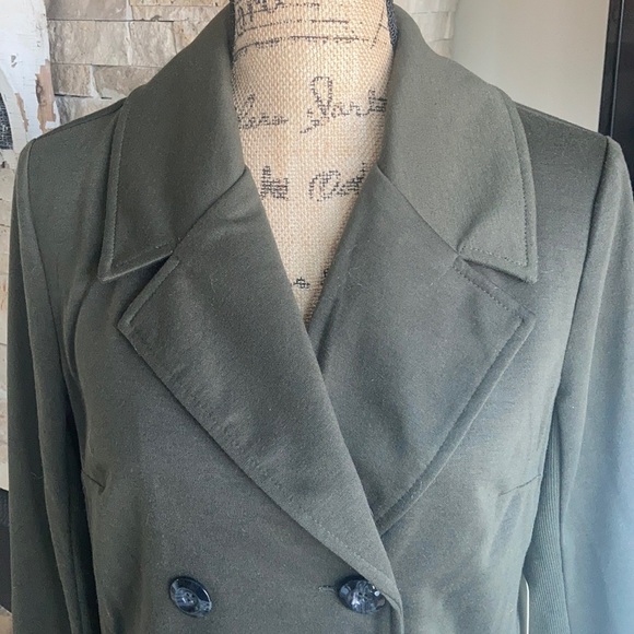 41Hawthorn Londyn Knit Double breasted jacket olive/army green - Picture 2 of 15